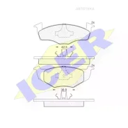 ������� ��������� �������� ICER 181130 ������, SEAT/Skoda: Arosa/Fabia II, 1.0/1.2 TDI/1.4/1.4 16V/1.4 TDI/1.7 SDI, 94-15 ICER 181130 181130 ����