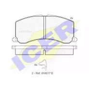 ������� ��������� �������� ICER 181116 ������, Suzuki: Baleno /Baleno, 1.3 16V/1.3 i 16V/1.6 i 16V/1.6 i 16V 4x4/1.8 i 16V, 95-02 ICER 181116 181116 �...