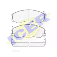 ������� ��������� �������� ICER 181372 ������, Hyundai: Highway VAN 00-, Santa FE 01-, Trajet 00-, XG 98-, Ssangy G: ACTY 06-, KYR 05- ICER 181372 181...