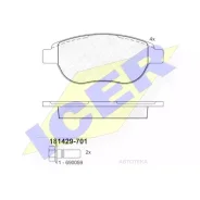 ������� ��������� �������� ICER 181429701 ������, Citroen: C4 04-, C4 04-, Xsara 00-05, Xsara Break 00-05, Xsara Picasso 99-, Xsara 00-05, Peuge : 206...