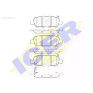 ������� ��������� �������� ICER 181509 ����, Infiniti: FX 03-, Nissan: Murano 05-, Qashqai 07-, X-Trail 01-, X-Trail 07-, Renault: Koleos 08- ICER 181...