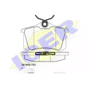 ������� ��������� �������� ICER 181650703 ����, Nissan: N E (E11) 03.06-, Renault:CLIO III (BR0/1, CR0/1) 06.05-, Modus (F/JP0) 12.04-, Twingo 03.07...