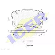������� ��������� �������� ICER 181674204 ����, AUDI: A4 03-04, A4 04-, A4 Avant 03-04, A4 Avant 04-, A4 04-, A6 02-05, A6 04-, A6 Allroad 06-, A6 Ava...