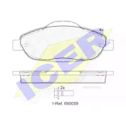 ������� ��������� �������� ICER 181851 ������, Peuge : 3008 1.6 HDI/1.6 VTI 09-, 308 1.4 16V/1.6 16V/1.6 HDI/2.0 HDI 07-, 308 CC 1.6 16V/1.6 HDI 09- I...