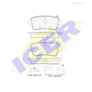 ������� ��������� �������� ICER 182072200 ����, Mercedes-BENZ: GL-Class X166 12- ICER 182072200 182072200 ����