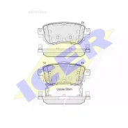 ������� ��������� �������� ICER 182188 ����, Nissan: Qashqai II Closed OFF-ROAD Vehicle (J11, J11) 2.0 ALL MODE 4X4-I (J11R) 10.2015- ICER 182188 1821...