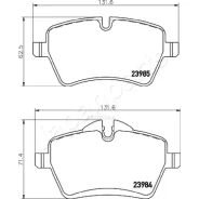 ������� ��������� MINI ONE/Cooper 1.6 03- �������� Japanparts PA0136AF Japanparts PA0136AF PA0136AF ����