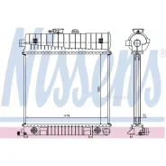 �������� [360x419] Nissens 62708A Mercedes W202 1.8-2.3 03/93-03/01/W210 2.0/2.3 06/95-08/00 Nissens 62708A 62708A ����