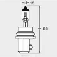 ����� ����������� ��������� ����� HB5 PX29t Original 12V 65/55W ������ 1�� Osram 9007 Osram 9007 9007 ����