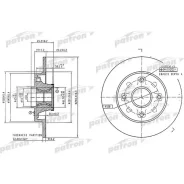���� ��������� ������ Citroen C3 III 2009- / Peugeot 207 2007- / Peugeot 307 2000-2010 Patron PBD7016 Patron PBD7016 PBD7016 ����