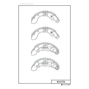 ������� ���������� Kashiyama K11174 Daewoo Kalos 1,4 03-, Chevrolet AVEO, Kalos R Kashiyama K11174 K11174 ����