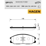 ������� ���������, �������� KIA Sorento (JC) (2002-2009) Sangsin Brake GP1171 Sangsin Brake GP1171 GP1171 ����