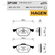������� ����. �������� Hagen FORD Focus II (D1044) Sangsin Brake GP1260 Sangsin Brake GP1260 GP1260 ����