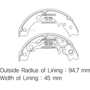 ������� ��������� ���������� ������ Hyundai County (1998- ) Sangsin Brake SA159 Sangsin Brake SA159 SA159 ����