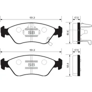 ������� ��������� �������� �������� KIA Clarus I-II (1996-2001) Sangsin Brake SP1079F Sangsin Brake SP1079F SP1079F ����