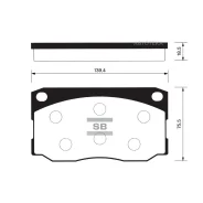 ������� ��������� �������� Hhyundai County (1998- )/ HD (2003- ) Sangsin Brake SP1080 Sangsin Brake SP1080 SP1080 ����