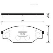 ������� ����. �������� Hi-Q Toyota HI-LUX Sangsin Brake SP1121 Sangsin Brake SP1121 SP1121 ����