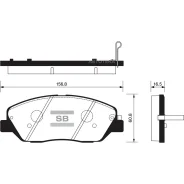 ������� ����. �������� Hi-Q Hyundai Genesis Sangsin Brake SP1246 Sangsin Brake SP1246 SP1246 ����