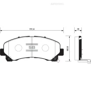 ������� ��������� �������� Isuzu Rodeo III (2005- )/ D-MAX (2006- ) Sangsin Brake SP1409 Sangsin Brake SP1409 SP1409 ����