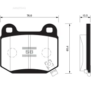 ������� ��������� ��������, ������ Mitsubishi Lancer IX (2000-2013), Nissan 350Z (2002- ), Subaru Impreza III (2007-2014) Sangsin Brake SP1495 Sangsin...