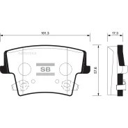 ������� ��������� �������� Chrysler 300 C (LX) (2004-2011) Sangsin Brake SP1508 Sangsin Brake SP1508 SP1508 ����