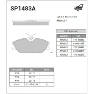 ������� ���������, �������� Renault CLIO II (1998-2005)/ Laguna I (1993-2001)/ Megane I (1996-2003)/ Safrane II (B54) (1996-2000)/ Scenic I (1999-2003...