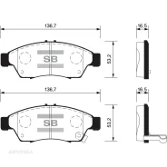 ������� ����. �������� Hi-Q Suzuki Aerio 02-05 (D1195) Sangsin Brake SP1541 Sangsin Brake SP1541 SP1541 ����