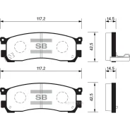 ������� ����. �������� Hi-Q Mazda Millenia 95-02 R (D553) Sangsin Brake SP1528 Sangsin Brake SP1528 SP1528 ����