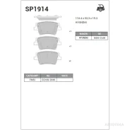 �������� ��������� Sangsin Brake SP1914 Sangsin Brake SP1914 SP1914 ����