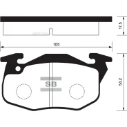 ������� ����. �������� Hi-Q Renault Samsung CLIO I (B/C57_) 91-96 (D371) Sangsin Brake SP2003 Sangsin Brake SP2003 SP2003 ����
