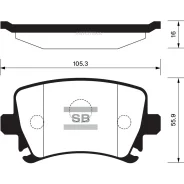 ������� ����. �������� Hi-Q Vwturan Golf V/VI Caddy III Audi A3 R (D1108) Sangsin Brake SP2099 Sangsin Brake SP2099 SP2099 ����