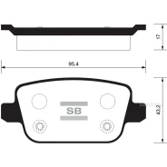 ������� ��������� ��������, ������ Sangsin Brake SP2101R FO Mondeo 08- Sangsin Brake SP2101R SP2101R ����