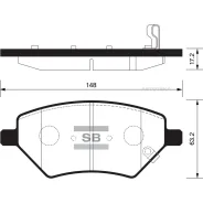 ������� ���������, �������� Sangsin Brake SP2126F Chery Tiggo 4 17-/ Tiggo 7 16-/Tiggo 8 19- Sangsin Brake SP2126F SP2126F ����