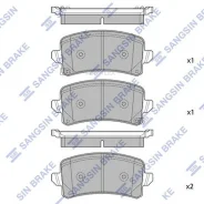 ������� ��������� �������� Great WALL H6 20 R (Hi-Q) Sangsin Brake SP2692 Sangsin Brake SP2692 SP2692 ����
