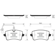 ������� ���������, ������ Sangsin Brake SP2317 AUDI A6 (4G2, C7,4GC) 13 R (D1547); Sangsin Brake SP2317 SP2317 ����