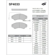 ������� ���������, �������� Sangsin Brake SP4033 Citroen Jumper BUS (244, Z_) 02; Sangsin Brake SP4033 SP4033 ����