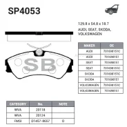 ������� ��������� �������� �������� Sangsin Brake SP4053 Sangsin Brake SP4053 SP4053 ����