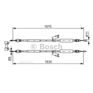 ���� ����������� ������� Volvo C70 (06-13) ������ �����/������ Bosch Bosch 1987477202 1987477202 ����
