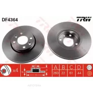 ���� ����. ���. Nissan Micra 03=, NOTE 00=/ Renault Megane 03=, CLIO 05= TRW DF4364 TRW DF4364 DF4364 ����