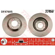 ���� ��������� AUDI Q7 07/VW Touareg 03/Porsche Cayenne �������� ����. ����. TRW DF4760S TRW DF4760S DF4760S ����