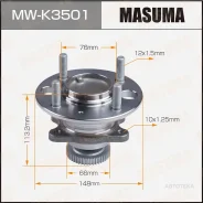 ���� ��������� Hyundai Sonata IV, KIA Magentis I (� ���) Masuma MWK3501 Masuma MWK3501 MWK3501 ����