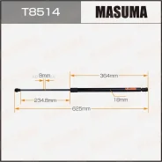 ���� ������� ���������, L=625mm Masuma T8514 Masuma T8514 T8514 ����