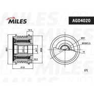 ����� ���������� ���� AUDI A4/A5/VW 1.8i-2.0i 07 Miles AG04020 Miles AG04020 AG04020 ����