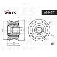 ����� ���������� ���� Nissan X-Trail/Teana 2.5 03- Miles AG04017 Miles AG04017 AG04017 ����