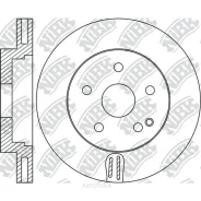 ���� ��������� Mercedes W211 280-500 02-/C219 280-500 04- �������� ����. D 330��. NIBK RN1701 NIBK RN1701 RN1701 ����