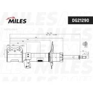 ����������� Toyota Corolla/Allion/Premio 02- ���. ����. ���. RHD Miles DG21290 Miles DG21290 DG21290 ����