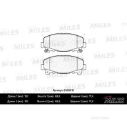������� ��������� �������� (����� Low-Metallic) Honda Accord 2.0/2.4 ���� 08- (TRW GDB3477) E400416 Miles E400416 Miles E400416 E400416 ����