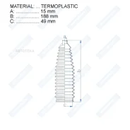 ������� ������� ����� Termoplastic (15*188*49) Toyota Motorherz RDZ0471MG Motorherz RDZ0471MG RDZ0471MG ����