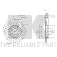 ���� ��������� AUDI A2/A3/VW GOLF IV/V/Skoda Fabia/Octavia �������� ����. D 256�� NK 204758 NK 204758 204758 ����