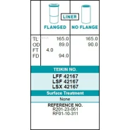 ������ (�-� 4��) Teikin LFF42167 RF, R2 B GO 83-99, Fully Finished AND Flanged Teikin LFF42167 LFF42167 ����